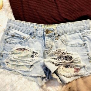 Mossimo distressed Jean shorts